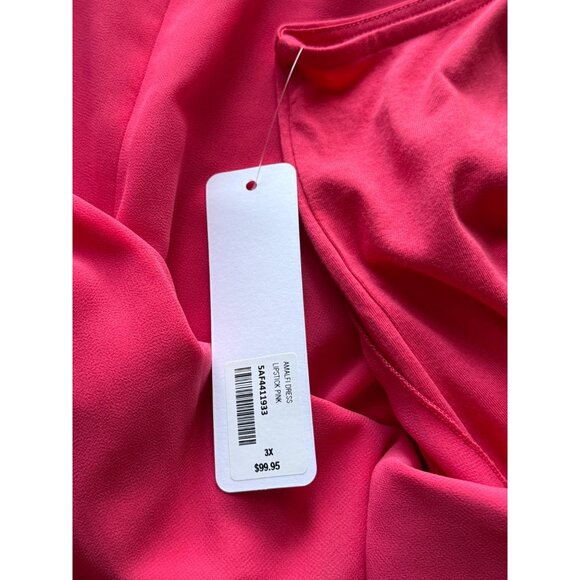 Soft Surroundings Womens 3X Amalfi Dress Asymmetrical Layered V-Neck Sleeveless - Picture 5 of 9